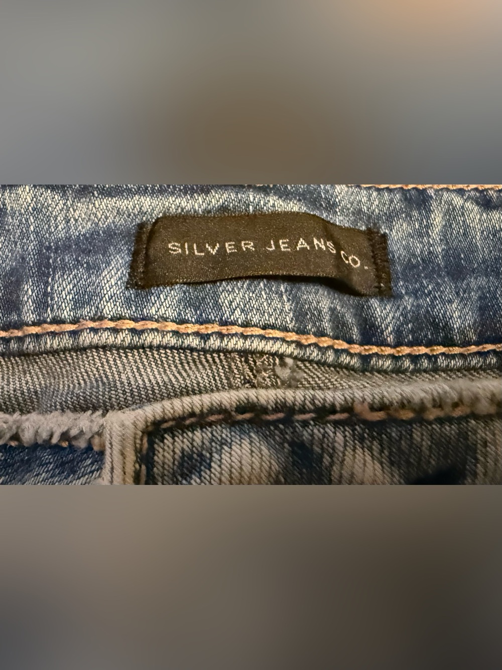 Silver Jeans Elyse Light Blue Rolled Cuff Denim Shorts - Picture 4 of 7